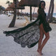 Nudwear Long Black Lace Kimono #Lace #Black #Kimono SA-BLL38505-2 Sexy Swimwear and Cover-Ups & Beach Dresses by Sexy Affordable Clothing