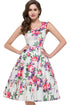 Vintage Flower Skater Dress