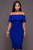 Ocala Blue Off-The-Shoulder Ruffle DressSA-BLL36132-1 Fashion Dresses and Midi Dress by Sexy Affordable Clothing