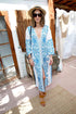 Chiffon Deep V-neck Maxi Dress