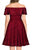 Lace Cocktail Off Shoulder Party Bridesmaids Prom Dresses #Midi #Red #Prom Dresses SA-BLL36175-3 Fashion Dresses and Midi Dress by Sexy Affordable Clothing