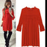 Frill Neck Evening Party Casual Dress #Mini Dress #Orange