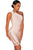 Apricot Lace up One Shoulder Bandage Dress