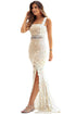 Creamy Lace Crop Top Maxi Skirt Set