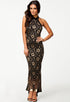 Gorgeous Mermaid Halter Neck Long Lace Evening Dress