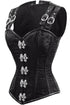 Sexy 12 Steel Bone Double Buckle Straps Lace Up Corset