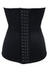 Sexy Black 4 Steel Bone Support Trilayer Rubber Waist Cincher
