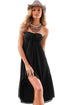 Sexy Black Convertible Beach Dress Cover Up