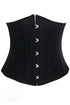 Sexy Black Jacquard Underbust Corset with 24 Steel Bones
