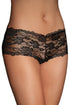 Sexy Black Lace Naughty Knicker