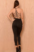 Sexy Black No Strings Attached Jumpsuit