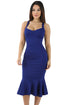Sexy Blue Elegant Mermaid Bodycon Dress