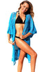 Sexy Blue Lace Kimono