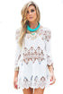 Sexy Bohemian Crochet Beach Tunic