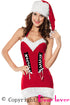 Sexy Christmas Babe Halter Dress Costume