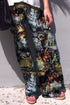 Sexy Digital Print Retro Palazzo Pants