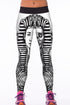 Sexy Digital Print Sports Yoga Punk Cult Stretchy Leggings