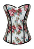 Sexy Floral Thumbnail Stud Military Inspired Corset