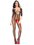 Sexy Floral Vine Fishnet Body Stockings