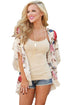 Sexy Flourishing Flowers Kimono