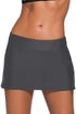 Sexy Grey Skirted Swim Bikini Bottom