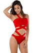 Sexy Red Bandage Bodysuit Swimwear