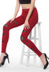 Sexy Red Leggings with Sexy Insight