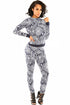 Sexy Retro Paisley Print Fashion Pant Set