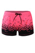 Sexy Rosy Sea Gull Printed Women Swim Shorts