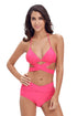 Sexy Rosy Sexy Cut Out 2pcs Swimwear