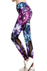 Sexy Stars Print Slim Athletic Fitness Yoga Leggings