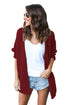Sexy Wine Windy Morning Waffle Cardigan