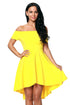 Sexy Yellow All The Rage Skater Dress