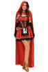 Three-piece Fairy Tale Little Red Costume