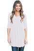Sexy White 3/4 Sleeve Babydoll Tops