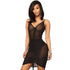 Sexy See-through Mini Dress Without Briefs #Black #Mesh #See-Through
