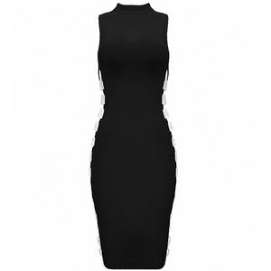 Black Sexy Dress #Sleeveless #Round Neck SA-BLL282509 Fashion Dresses and Mini Dresses by Sexy Affordable Clothing