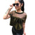 BOY TRAP Personality Back Hollow Out Letter T ShirtSA-BLL433 Women's Clothes and Women's T-Shirts by Sexy Affordable Clothing