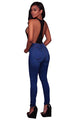 Kinsley Black See Through Bodysuit #Black SA-BLL81189-1 Women's Clothes and Bodysuits by Sexy Affordable Clothing