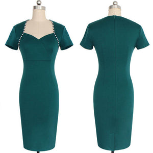 Sexy Vintage Retro Pinup Casual Party Pencil Sheath Dress  SA-BLL36118-3 Fashion Dresses and Midi Dress by Sexy Affordable Clothing