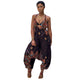 Printed Bohemian Goddess Jumpsuit (Black) #Printed #Straps #Bohemian SA-BLL55584-1 Women's Clothes and Jumpsuits & Rompers by Sexy Affordable Clothing