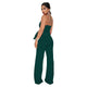 Straps Halter Women's Wide Leg Jumpsuits #Green #Straps #Deep-V SA-BLL55514-6 Women's Clothes and Jumpsuits & Rompers by Sexy Affordable Clothing