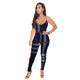 Lattice Straps Colorful Checks Jumpsuit #Straps #Lattice SA-BLL55516-2 Women's Clothes and Jumpsuits & Rompers by Sexy Affordable Clothing