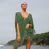 New Romantics Fringe Kaftan #Army Green