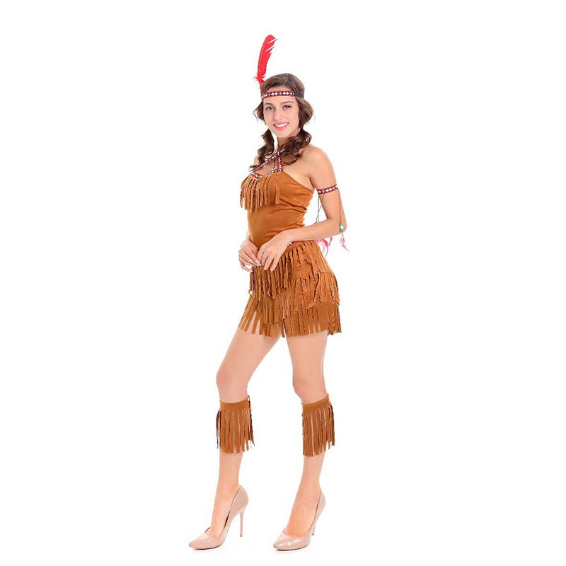 Native American Maiden Halloween Costume #Brown #Costume SEXY AFFORDABLE CLOTHING Native American Maiden Halloween Costume #Brown #Costume SEXY AFFORDABLE CLOTHING