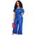 Casual Off Shoulder Flounce Denim One-piece Jumpsuits #Denim #Off The Shoulder SA-BLL55512-2 Women's Clothes and Jumpsuits & Rompers by Sexy Affordable Clothing