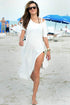 New White Cotton Beach Dress