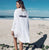 Mermaid Boyfriend Shirt #White #Shirt SA-BLL384946 Sexy Swimwear and Cover-Ups & Beach Dresses by Sexy Affordable Clothing