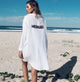 Mermaid Boyfriend Shirt #White #Shirt SA-BLL384946 Sexy Swimwear and Cover-Ups & Beach Dresses by Sexy Affordable Clothing