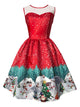 Vestidos Merry Christmas Dress #Red #Christmas Dress SA-BLL362056-1 Fashion Dresses and Skater & Vintage Dresses by Sexy Affordable Clothing